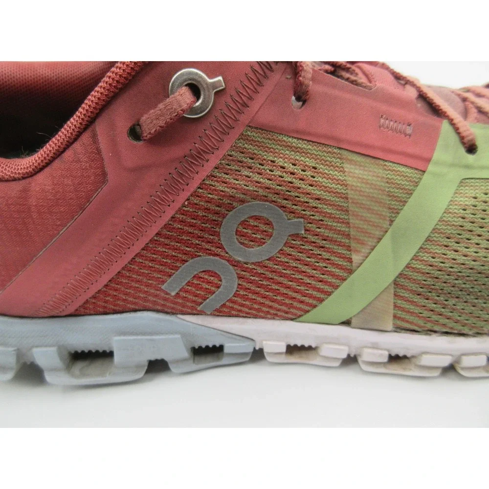 On Running Cloudsurfer Shoes Womens Size 11 Pink Green CloudTec Athletic